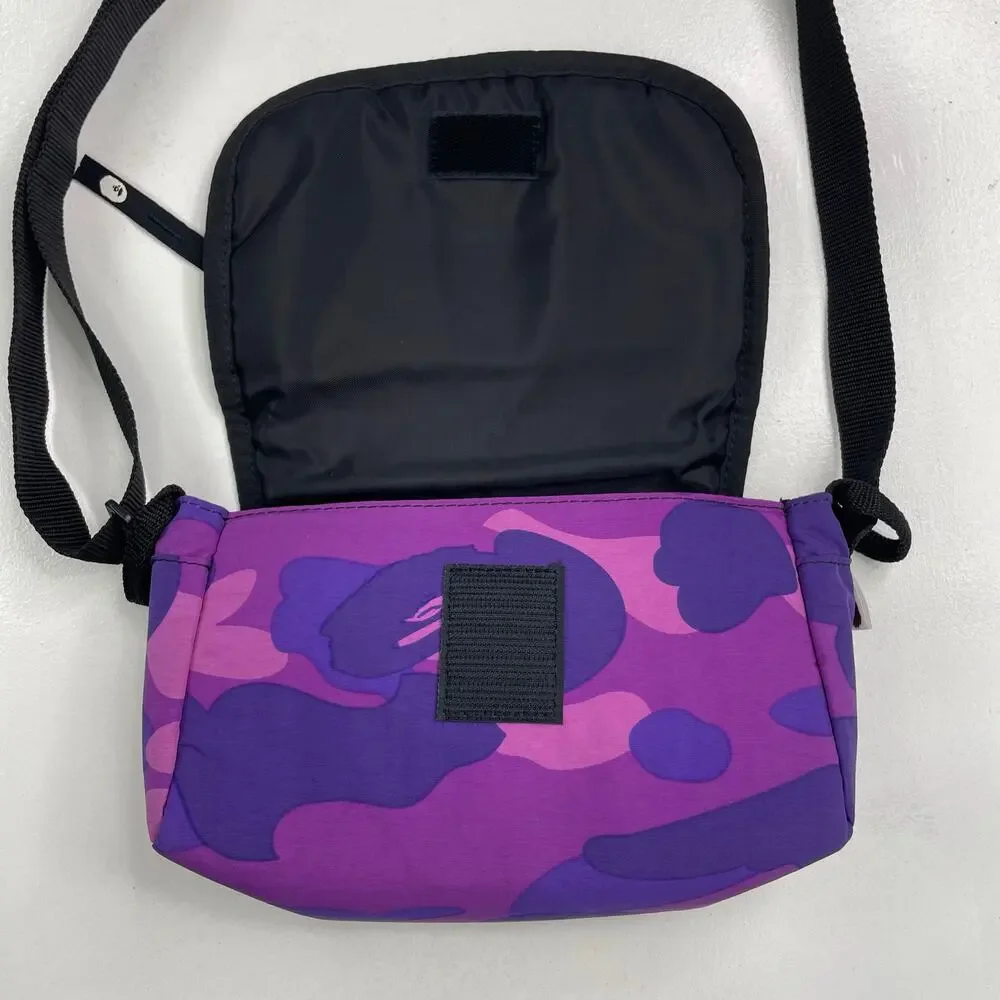OG BAPE Purple Camo Shoulder Bag - Nigo Era